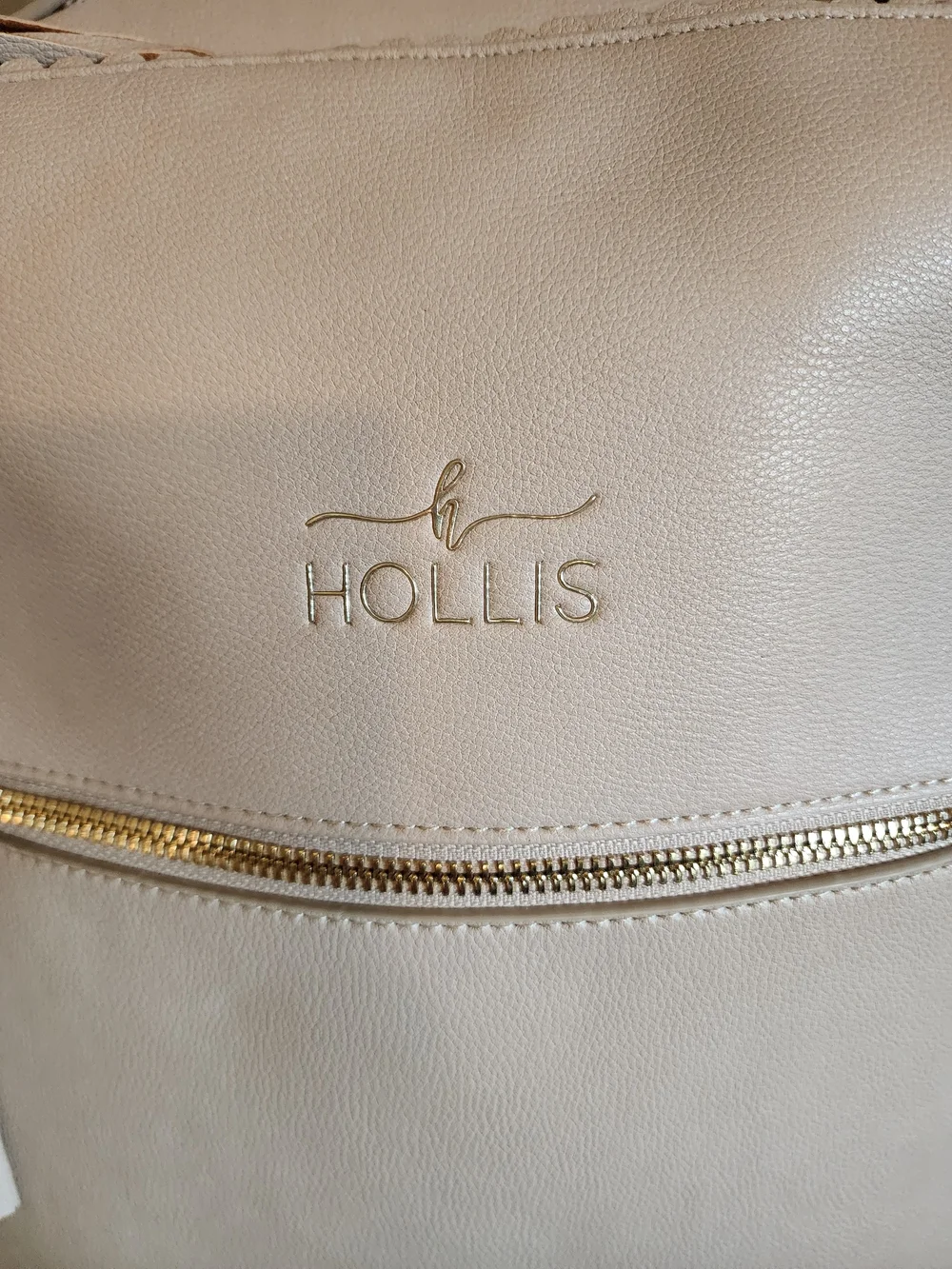 Hollis Loverlie Cream Laptop Backpack